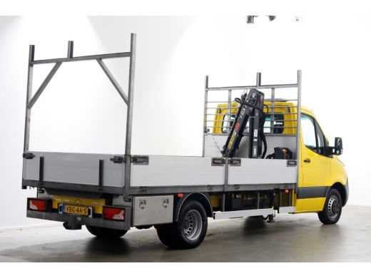 Mercedes-Benz Sprinter 516 CDI 163pk E6 Open Laadbak+HIAB T-CLX 029 Kraan PTO/Trekhaak 3500kg 06-2019 ActivLease financial lease