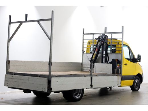 Mercedes-Benz Sprinter 516 CDI 163pk E6 Open Laadbak+HIAB T-CLX 029 Kraan PTO/Trekhaak 3500kg 06-2019 ActivLease financial lease