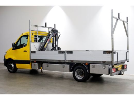 Mercedes-Benz Sprinter 516 CDI 163pk E6 Open Laadbak+HIAB T-CLX 029 Kraan PTO/Trekhaak 3500kg 06-2019 ActivLease financial lease
