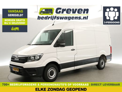 MAN TGE 35 2.0 L3H3 | 140PK | 3000KG Trekgew. | Airco | 3-Zits | Cruise | Carplay | Navigatie