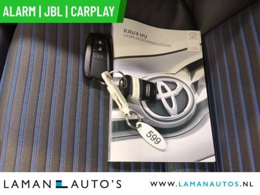 Toyota RAV4 2.5 Hybrid 218pk Bi-Tone | Innovation Alarm JBL CarPlay Halfleder ECC Nav 18" LMV ACC Camera Meta... ActivLease financial lease