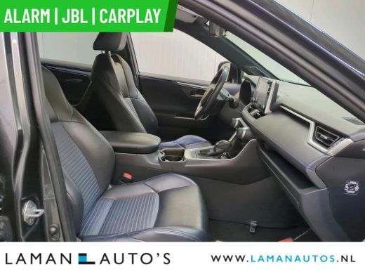Toyota RAV4 2.5 Hybrid 218pk Bi-Tone | Innovation Alarm JBL CarPlay Halfleder ECC Nav 18" LMV ACC Camera Meta... ActivLease financial lease