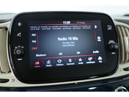 Fiat 500 1.0 Hybrid Dolcevita | Navi By App | Airco | Panorama Dak | Cruise Control | Lichtmetalen Vlegen ... ActivLease financial lease