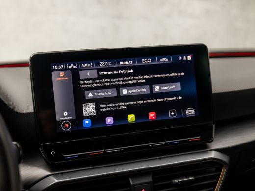 CUPRA Leon 1.4 e-Hybrid VZ Sport 245Pk Automaat (APPLE CARPLAY, GROOT NAVI, CAMERA, KUIPSTOELEN, STUUR/STOEL... ActivLease financial lease