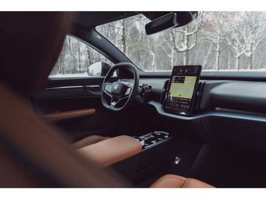 Volvo  EX30 Twin Motor Performance Ultra 69 kWh | Bruin Leder | Mat Groene Wrap | ActivLease financial lease