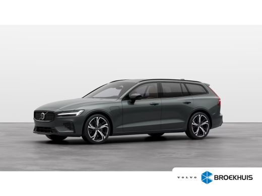 Volvo  V60 2.0 T6 Plug-in hybrid AWD Ultra Dark Lounge Pack | Extra getint glas achter |  Gelamineerde zijru...