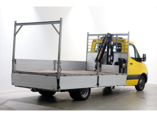 Mercedes-Benz Sprinter 516 CDI 163pk E6 Open Laadbak+HIAB T-CLX 029 Kraan PTO/Trekhaak 3500kg 01-2019 ActivLease financial lease