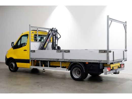 Mercedes-Benz Sprinter 516 CDI 163pk E6 Open Laadbak+HIAB T-CLX 029 Kraan PTO/Trekhaak 3500kg 01-2019 ActivLease financial lease