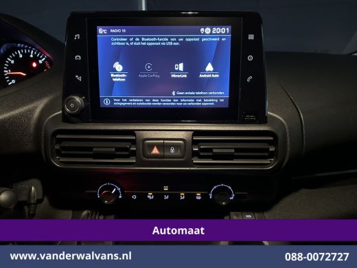 Peugeot Partner 1.5 BlueHDI 131pk Automaat L1H1 Inrichting Euro6 Airco | Apple Carplay | Android Auto | Cruisecon... ActivLease financial lease