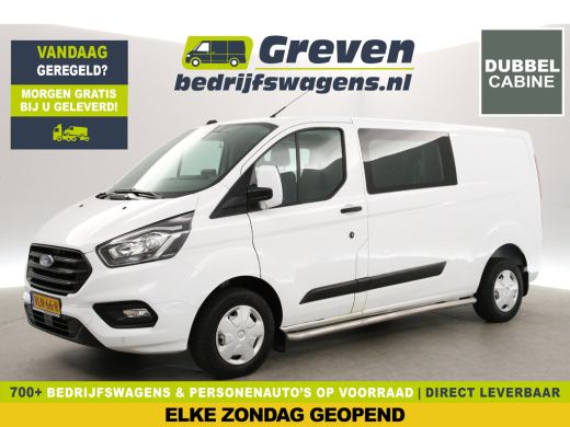 Ford Transit Custom 300 2.0 TDCI L2H1 | DC | Airco | Cruise | Carplay | Trekh. | Navi | Parkeersens.