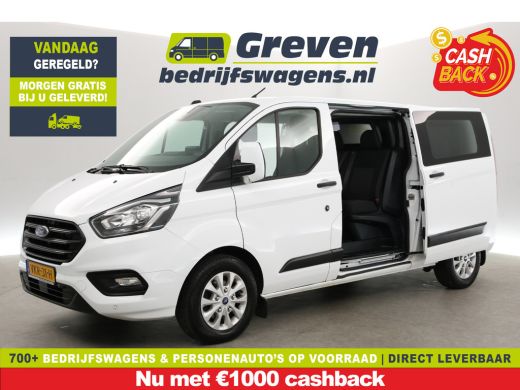 Ford Transit Custom 340 2.0 TDCI L2H1 | DC | Aut. | Airco | Cruise | Camera | 2xSchuifdeur | Carplay | Navi | Trekh. ...