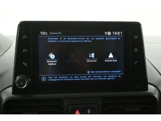 Peugeot Partner 1.5 BlueHDI | Airco | Cruise | Carplay | Parkeersens. | Elektrpakket ActivLease financial lease