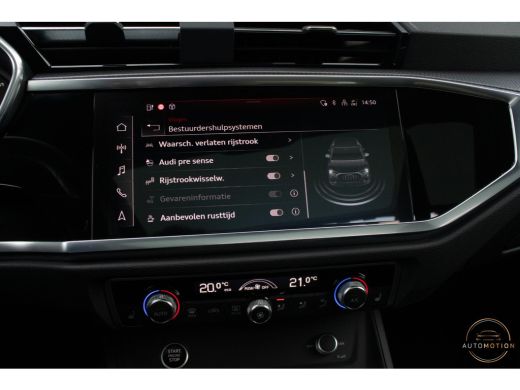 Audi Q3 45 TFSI e S edition PANO ELEKTR. STOEL CAMERA SFEER Sline ActivLease financial lease