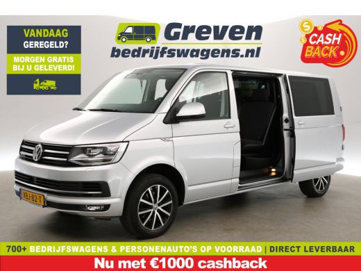 Volkswagen Transporter 2.0 TDI 150PK L2H1 | DC | Automaat | Airco | 2xSchuifdeur | ACC | Carplay | Trekh. | Navi | Parke...