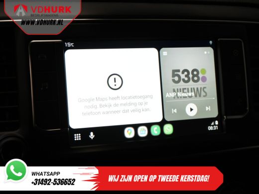 Citroën &euml;-Jumpy L2 75 kWh 330km WLTP Snellader/ 3 Pers./ Carplay/ Camera/ PDC/ Cruise/ Airco ActivLease financial lease