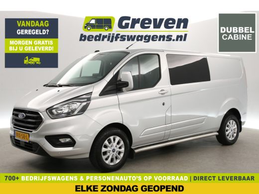 Ford Transit Custom 300 2.0 TDCI L2H1 Limited | DC | Airco | Cruise | Carplay | Trekh. | Navi | Parkeersens. | Stoelv...