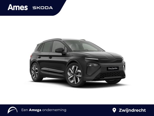 Skoda Elroq 85 286pk Sportline Edition Wordt verwacht! | Verwarmbare stoelen v&oacute;&oacute;r en achter | Parkeersensoren