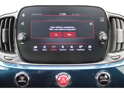 Fiat 500C 1.0 Hybrid Dolcevita Finale / Cabrio / Navigatie via Carplay / Parkeersensoren / Airco / 15'' LMV / ActivLease financial lease