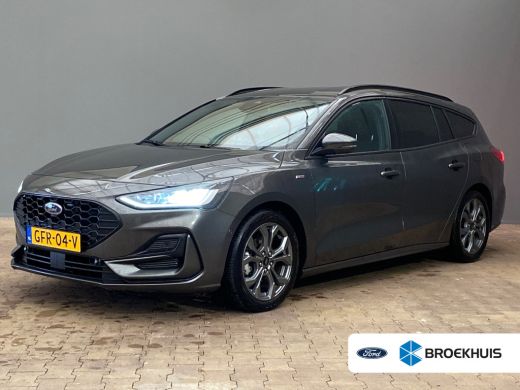 Ford Focus wagon 1.0 EcoBoost Hybrid ST Line | Trekhaak | Stoel/stuur/voorruit verwarming | Cruise adaptief ...