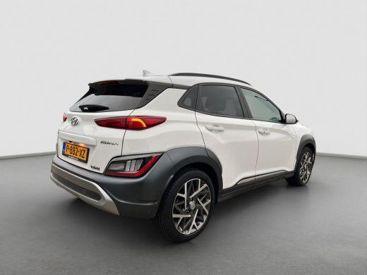 Hyundai Kona 1.6 GDI HEV 141pk Premium Sky | Camera | Schuifdak | Leder | 18'' velgen | Stoelventilatie | Stoe... ActivLease financial lease
