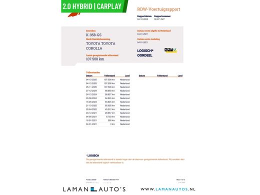 Toyota Corolla Touring Sports 2.0 Hybrid 184pk GR-Sport | CarPlay Halfleder ECC ACC LED 17" LMV Camera Metallic | Hybrid Voorsc... ActivLease financial lease