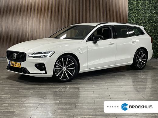 Volvo  V60 2.0 T6 Plug-in hybrid AWD Plus Dark Trekhaak | 360&deg; Camera | Harman Kardon | Crystal White | Adap...