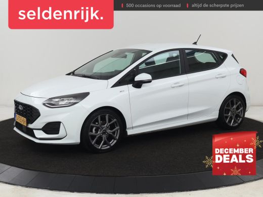 Ford Fiesta 1.0 EcoBoost Hybrid ST-Line | Leder | Navigatie | Carplay | Full LED | Climate control | Parkeerh...