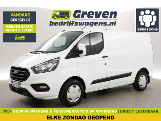 Ford Transit Custom 300 2.0 TDCI L1H1 Limited | Airco | Cruise | Camera | 3-Zits | Trekh. | Carplay | Parkeersens.