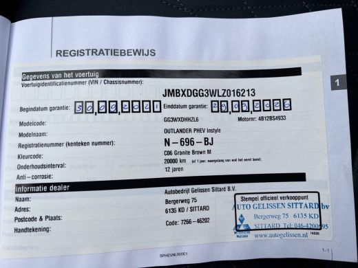 Mitsubishi Outlander 2.4 PHEV 4WD*Instyle*Sunroof/Leder/Adaptive/360Cam/Carplay/Trekhaak ActivLease financial lease