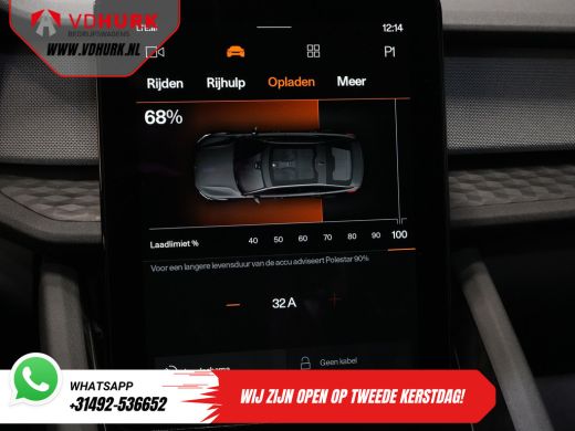 Polestar 2 Long Range 78 kWh 551 km WLTP 95% SOH Pilot Pack/ LED/ Adapt.Cruise/ Memory/ Stoelverw./ 360 came... ActivLease financial lease