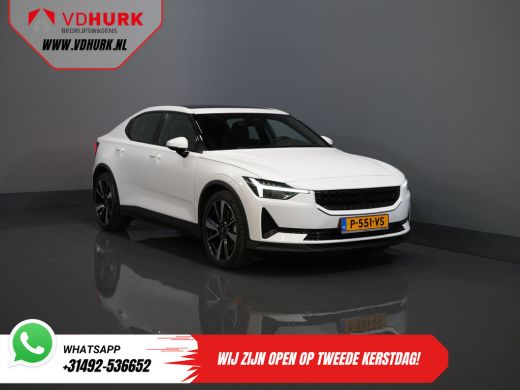 Polestar 2 Long Range 78 kWh 551 WLTP 95% SOH LED/ Adapt.Cruise/ Pano/ Stuurverw./ Stoelverw./ Memory/ Navi/...