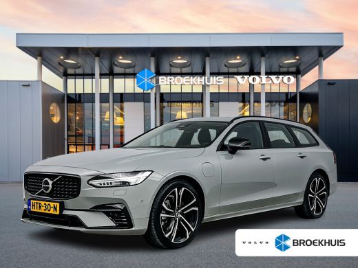 Volvo  V90 T8 Recharge Ultra Dark | 20" | Luchtvering | Trekhaak | Geventileerd Nappa | Massagestoelen | Bow...