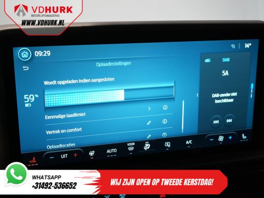 Ford E-Transit Custom 320 Trend 65 kWh 330 km WLTP LED/ Snellader/ 2.3t Trekverm./ Stuurverw./ Stoelverw./ Carplay/ Cli... ActivLease financial lease