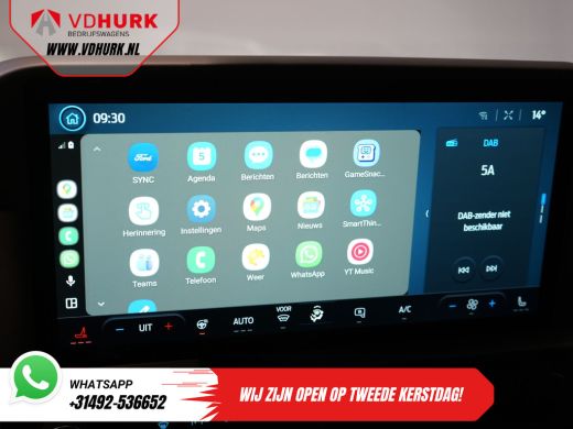 Ford E-Transit Custom 320 Trend 65 kWh 330 km WLTP LED/ Snellader/ 2.3t Trekverm./ Stuurverw./ Stoelverw./ Carplay/ Cli... ActivLease financial lease