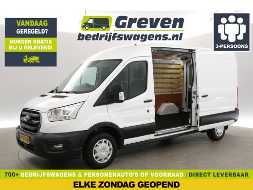 Ford Transit 310 2.0 TDCI L3H2 Trend | Airco | Cruise | 3-Zits | Schuifdeur L+R | Parkeersens.
