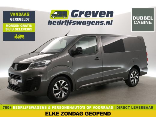 Fiat Scudo 2.0 MultiJet L3H1 | 180PK | DC | Aut. | 360&deg; Cam | Airco | Cruise | Carplay | 5-Zits | Parkeersens.