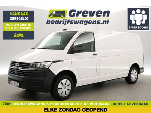 Volkswagen Transporter 2.0 TDI L2H1 150PK | Airco | Cruise | Carplay | 3-Zits | Trekh. | Parkeersens. | Stoelverw.