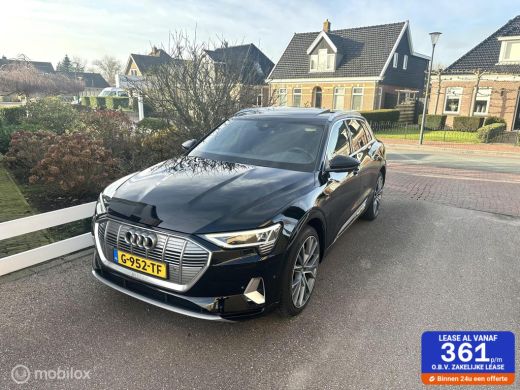 Audi e-tron e-tron 55 quattro advanced 95 kWh S-LINE PAKKET LUCHTVERING PANORAMADAK AUDI SPORTSTOELEN SFEERVE...