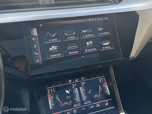 Audi e-tron e-tron 55 quattro advanced 95 kWh S-LINE PAKKET LUCHTVERING PANORAMADAK AUDI SPORTSTOELEN SFEERVE... ActivLease financial lease