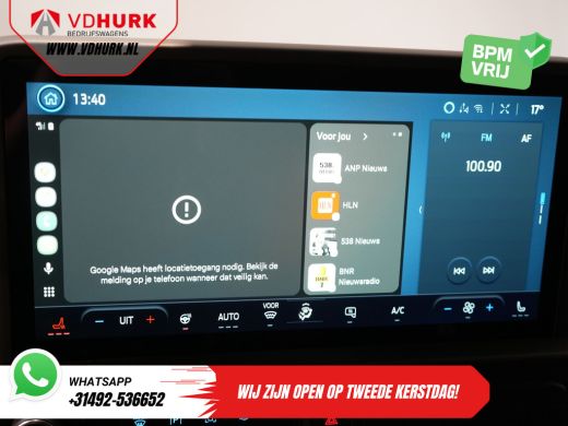 Ford E-Transit Custom 320 Trend 65 kWh 330 km WLTP LED/ Snellader/ 2.3t Trekverm./ Stuurverw./ Stoelverw./ Carplay/ Cli... ActivLease financial lease