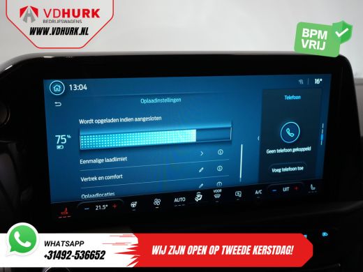 Ford E-Transit Custom 340 65 kWh 218 pk 330km WLTP L2 Limited 2x Schuifdeur/ Elek.Schuif/ 2.3t Trekverm./ Snellader/ Ma... ActivLease financial lease