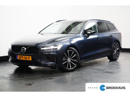 Volvo  V60 2.0 T6 Plug-in hybrid AWD Ultra Dark | Trekhaak | Panoramadak | BLIS | PDC V+A en camera | Stoel ...