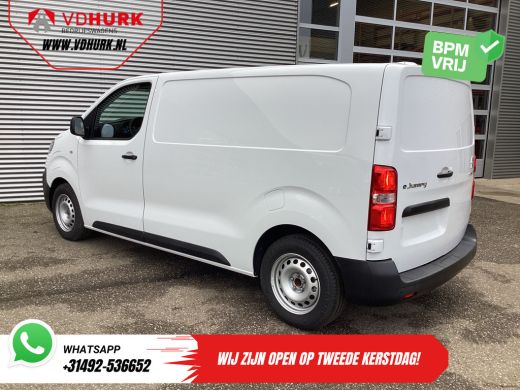 Citroën &euml;-Jumpy L2 75 kWh 330km WLTP Snellader/ 3 Pers./ Carplay/ Camera/ PDC/ Cruise/ Airco ActivLease financial lease