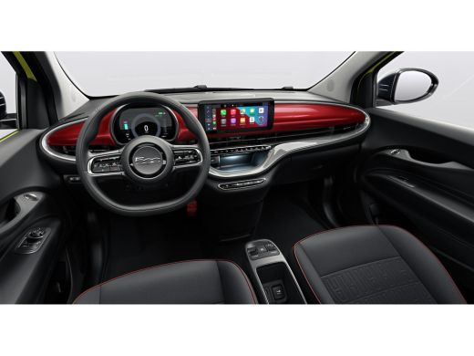 Fiat 500e La Prima | 10,25" touchscreen radio met Bluetooth, DAB & USB &eacute;n Navigatie | 17" lichtmetalen velg... ActivLease financial lease