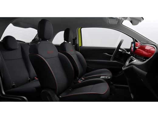 Fiat 500e La Prima | 10,25" touchscreen radio met Bluetooth, DAB & USB &eacute;n Navigatie | 17" lichtmetalen velg... ActivLease financial lease