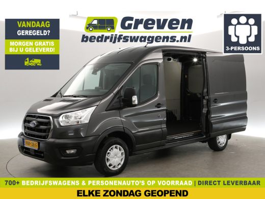 Ford Transit 290 2.0 TDCI L2H2 | Airco | Cruise | Camera | Carplay | 3-Zits | Stoelverw. | 2xSchuifdeur | Park...
