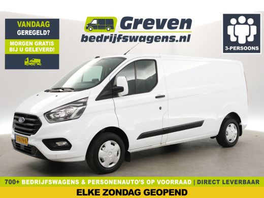 Ford Transit Custom 300 2.0 TDCI L2H1 | Airco | Cruise | 2800KG Trekgew. | Trekh. | 3-Zits | Navi | Carplay | Parkeer...