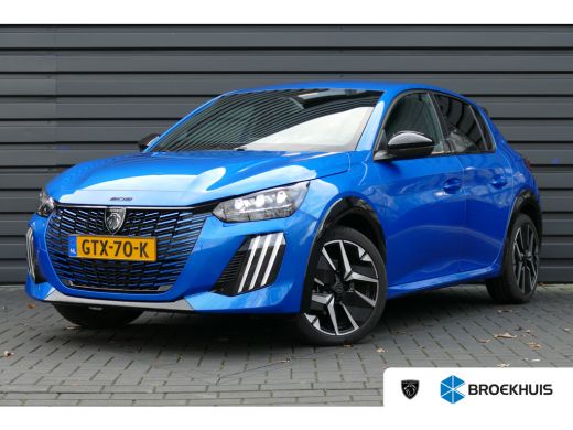 Peugeot 208 HYBRID 100PK 5-DRS GT AUTOMAAT / NAVI / CLIMA / PDC / 17"LMV / CAMERA / KEYLESS / FULL-LED / BLUE...