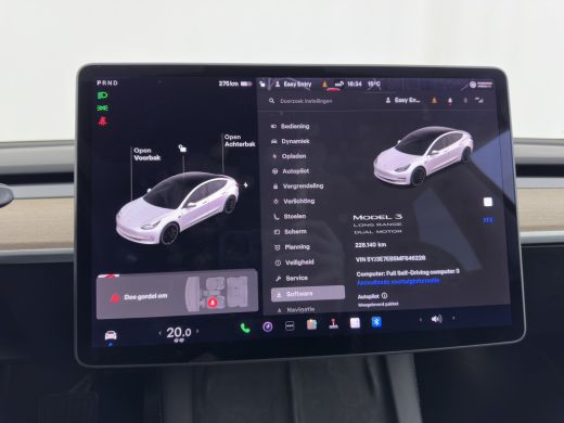 Tesla Model 3 Long Range AWD 75 kWh [3-Fase] {SOH-86%} (INCL-BTW)  Aut. *HEATPUMP | PANO | AUTO-PILOT | LUXURY-... ActivLease financial lease