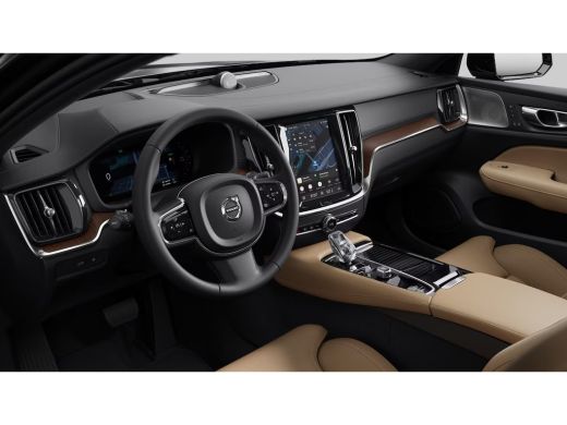 Volvo  V60 2.0 T8 Plug-in hybrid AWD Ultra Dark Lounge Pack |  Volvo Guard Alarm | Extra getint glas achter ... ActivLease financial lease